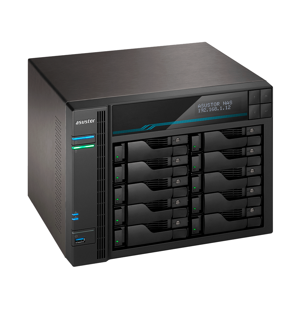 Serveur NAS 10 baies Asustor Lockerstor 10 Pro (AS7110T) – Image 2