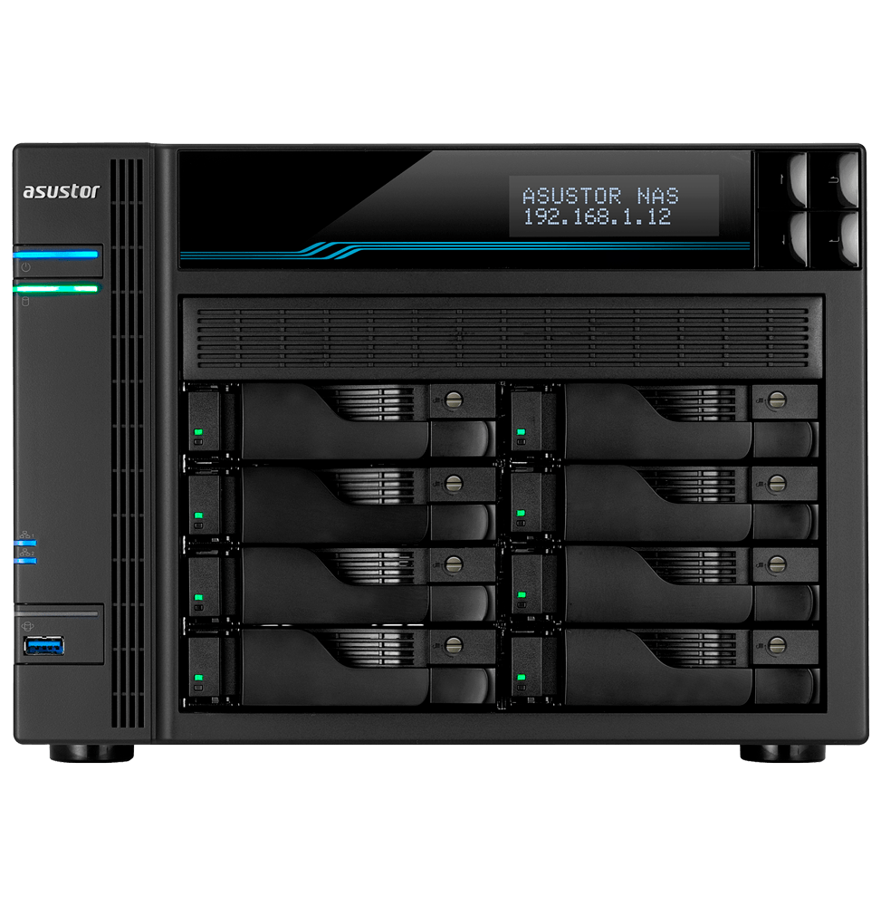 Serveur NAS 8 baies Asustor Lockerstor 8 (AS6508T)