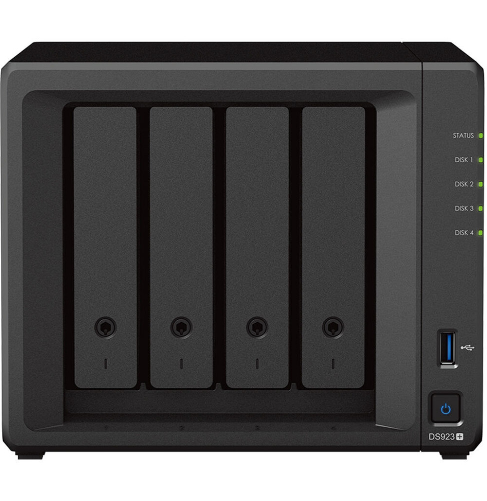 Serveur NAS 4 baies Synology DiskStation DS923+ avec disques durs 32 To (4* Seagate IronWolf 8 To) – Image 2