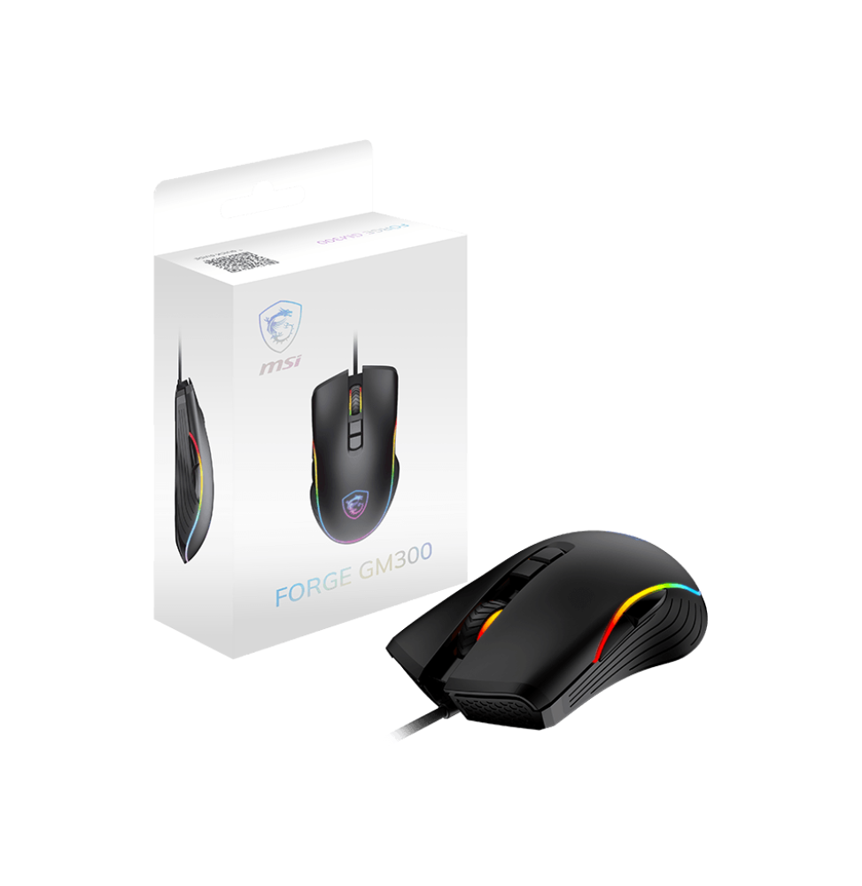Souris gaming filaire MSI FORGE GM300 (S12-0402300-HH9)