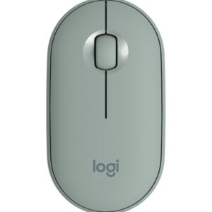 Souris sans fil Bluetooth Logitech Pebble M350 Eucalyptus (910-005720)