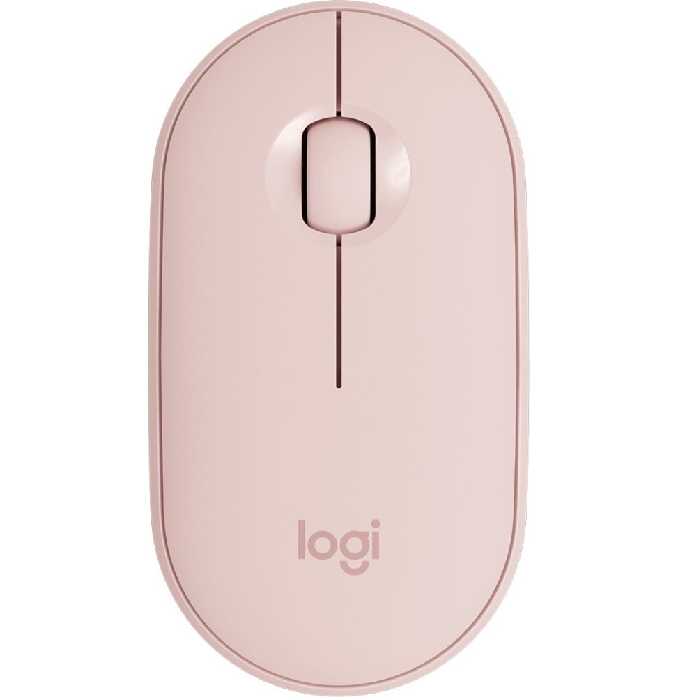 Souris sans fil Bluetooth Logitech Pebble M350 Rose (910-005717)
