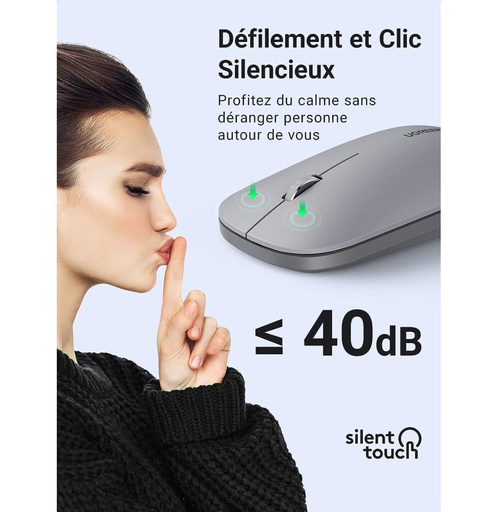 Souris sans fil Ugreen 2.4Ghz – Image 2