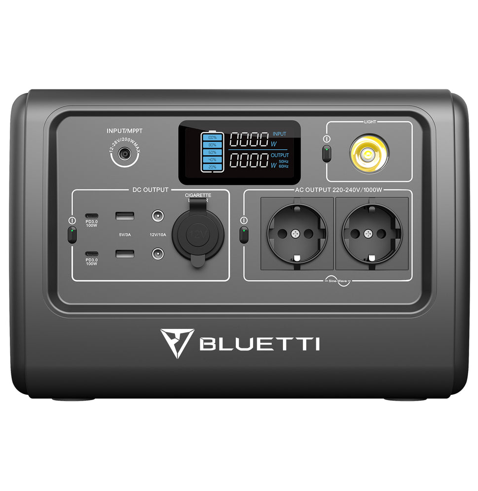 Station d'Alimentation Portable BLUETTI PowerOak EB70 | 1000W, 716Wh