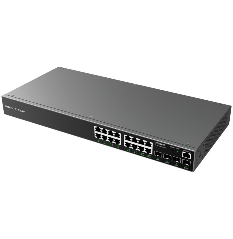 Switch Administrable Grandstream GWN7802 16 Ports Gigabit + 4 ports SFP