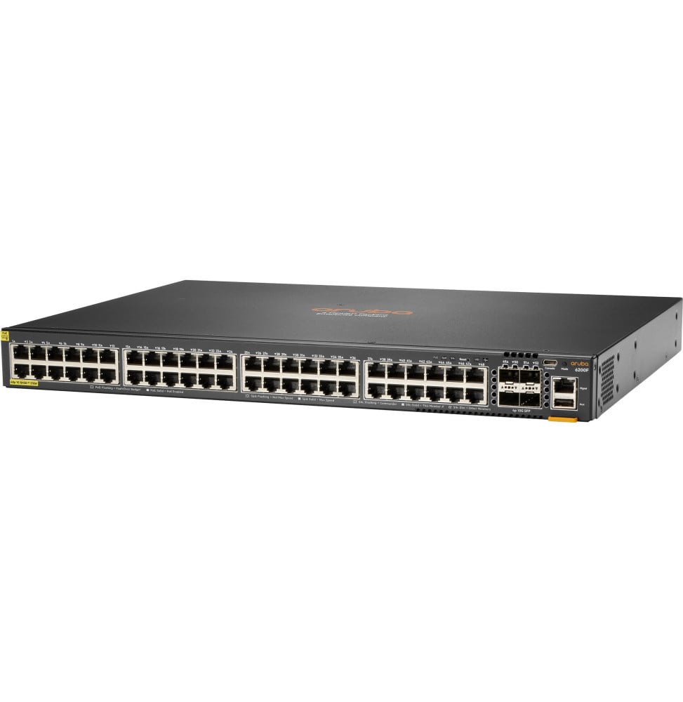 Switch Administrable HPE Aruba 6200F 48 ports Classe 4 PoE 4 ports SFP 370W (JL727B) – Image 2