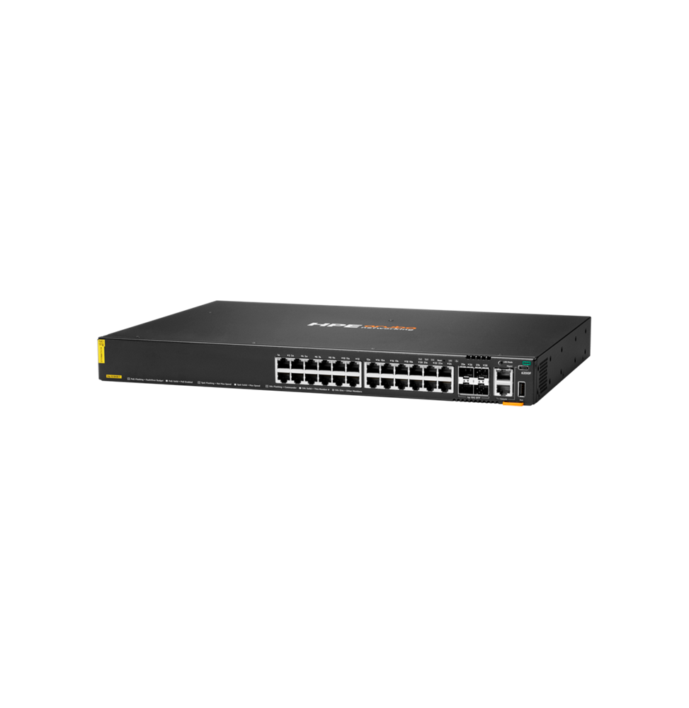 Switch Administrable HPE Aruba CX 6200F 24 ports Classe 4 PoE 4 ports SFP 370W (JL725B) – Image 2