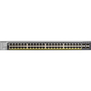 Switch administrable Netgear gigabit 48 ports PoE+ avec 4 ports SFP 760W (GS752TPP)