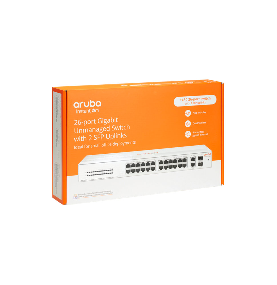 Switch Aruba Instant On 1430 26G 2SFP (R8R50A) – Image 2