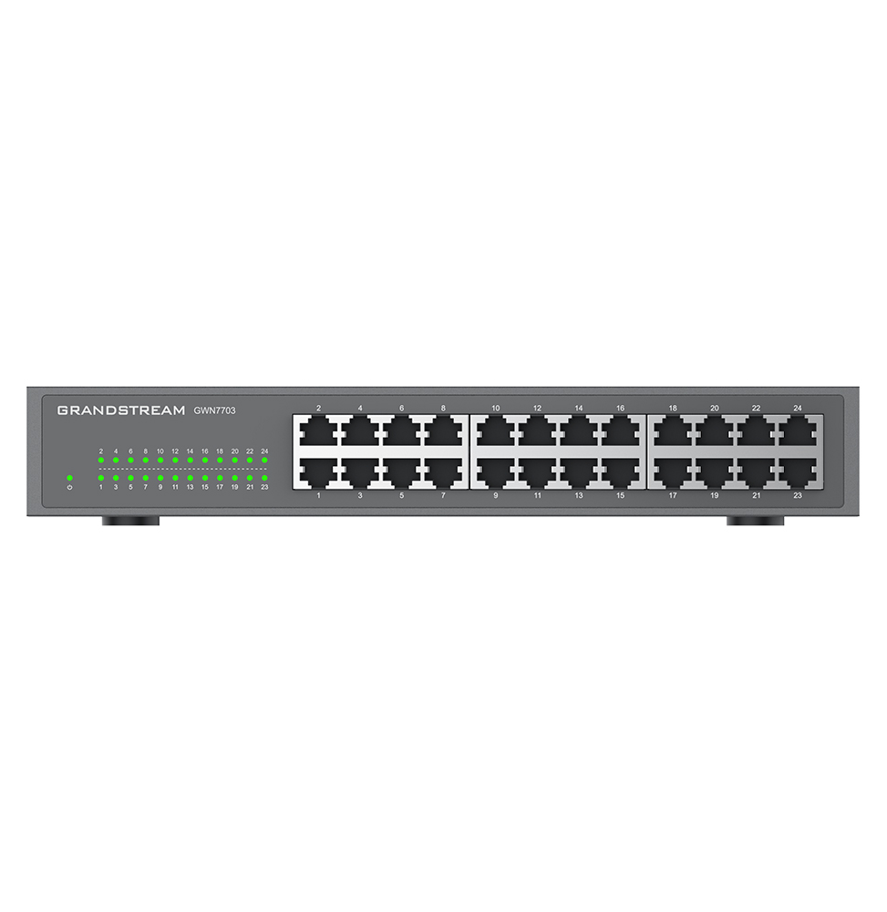 Switch de bureau Grandstream GWN7703 24 Ports Gigabit – Image 2