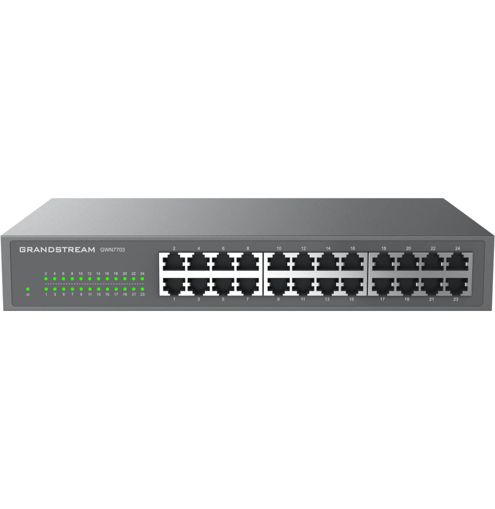 Switch de bureau Grandstream GWN7703 24 Ports Gigabit