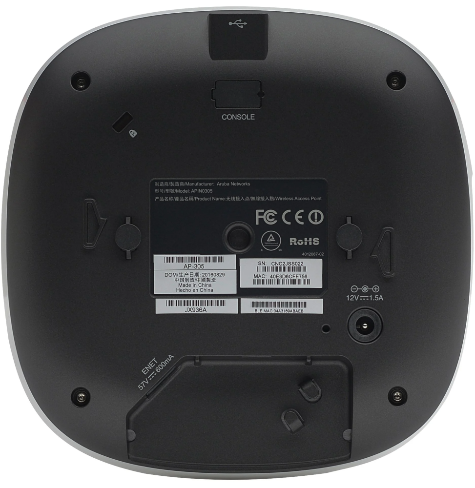 Point d’accès instantané HPE Aruba IAP-305 (RW) Instant 2x/3x 11ac (JX945A) – Image 2