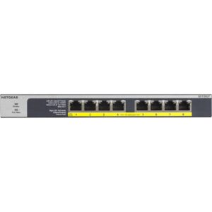 Switch Netgear non manageable à 8 PoE+ 60W (GS108LP)