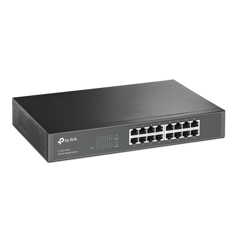 Switch rackable/de bureau TP-Link TL-SG1016D 16 ports Gigabit – Image 2
