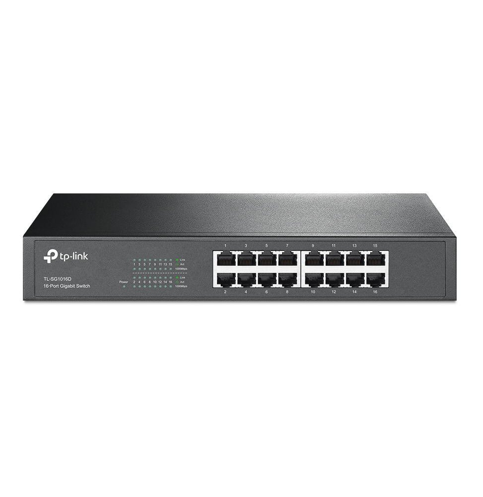 Switch rackable/de bureau TP-Link TL-SG1016D 16 ports Gigabit
