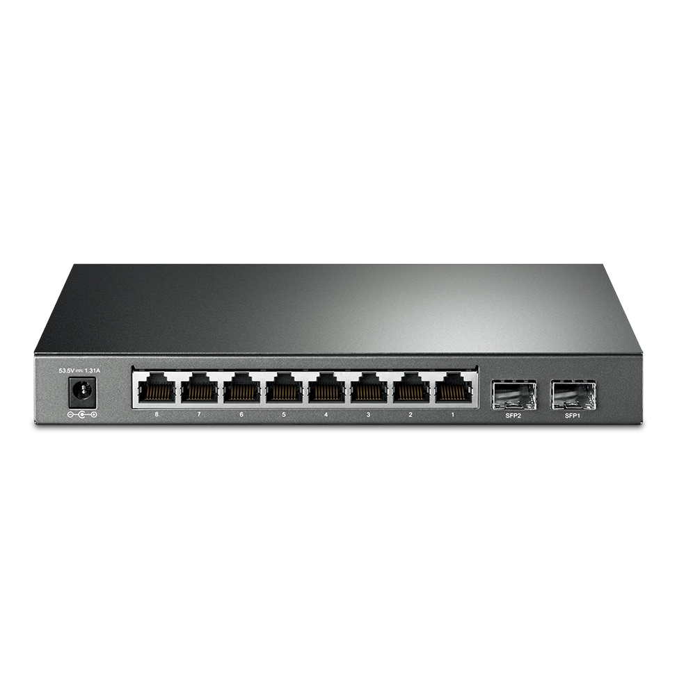 Switch TP-Link TL-SG2210P JetStream 8 ports Gigabit Smart PoE+ et 2 emplacements SFP – Image 2