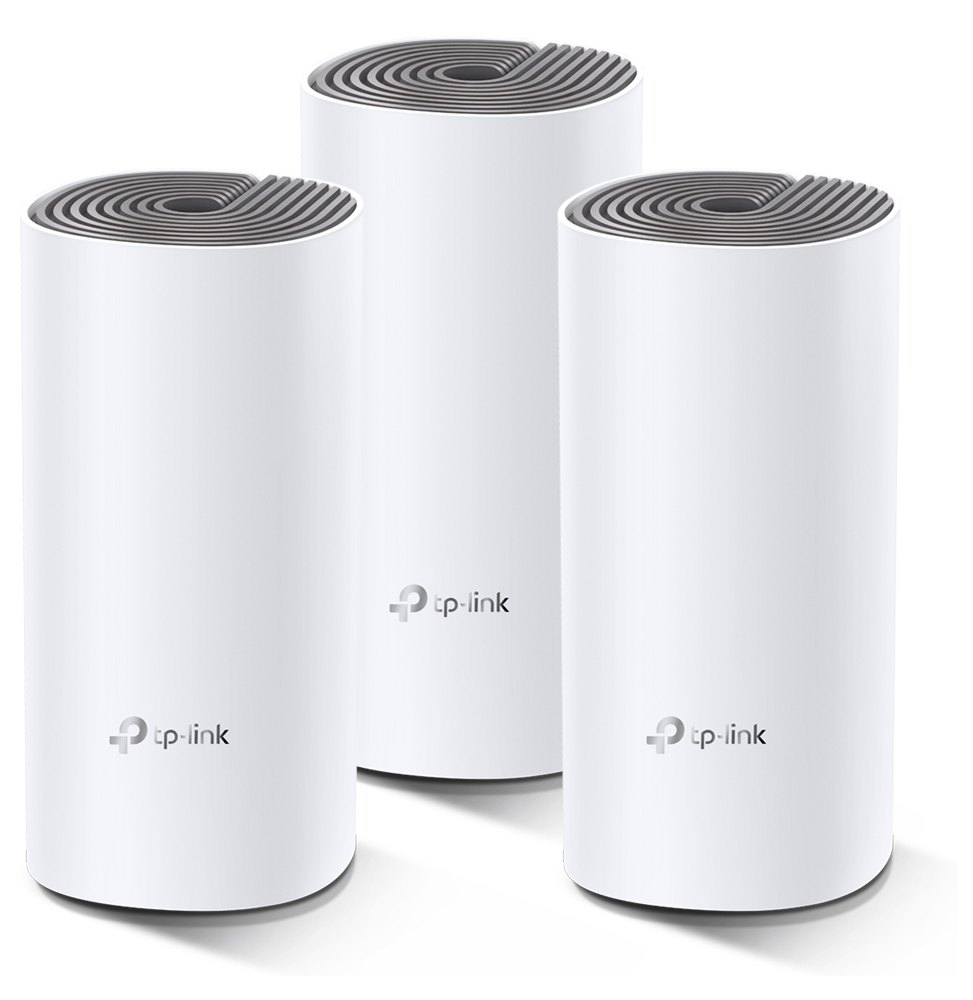 Système WiFi Mesh TP-Link Deco E4 AC1200 pour toute la maison 3 packs (DECOE4_3-PACK)