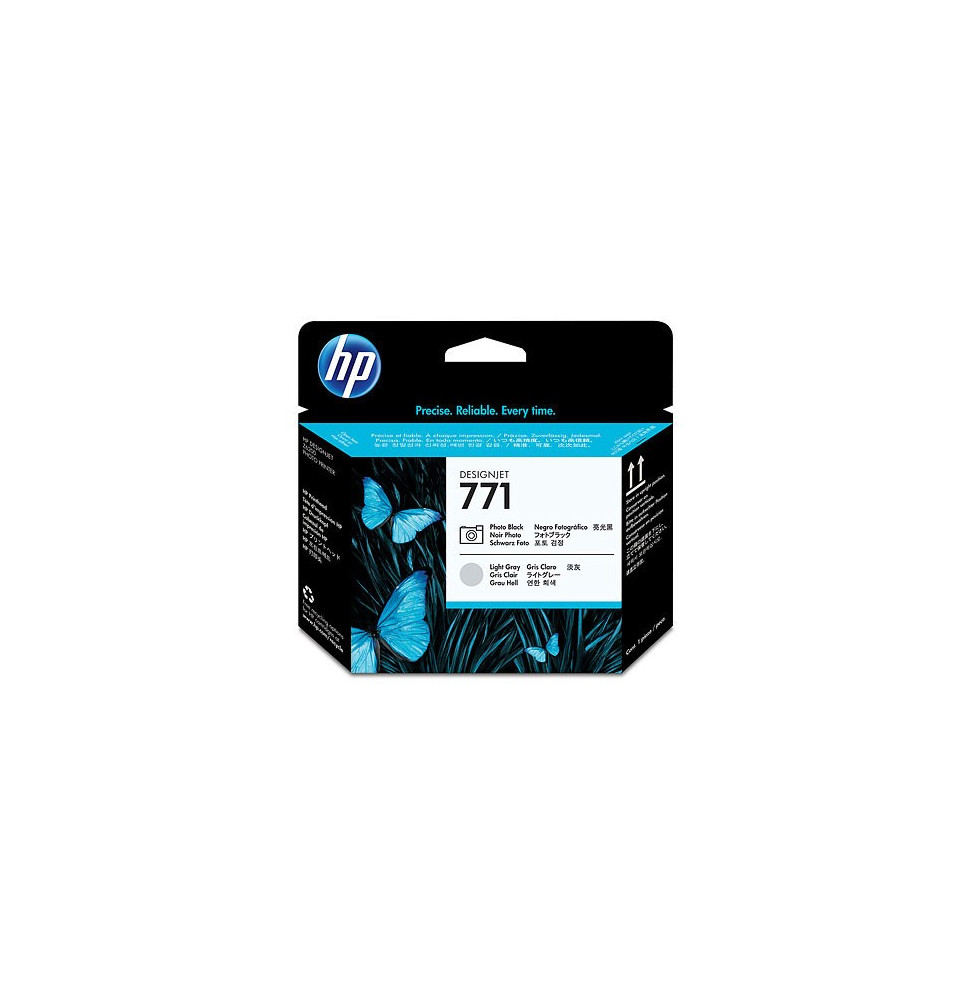 Tête d'impression noire photo/gris clair HP 771 Designjet (CE020A)