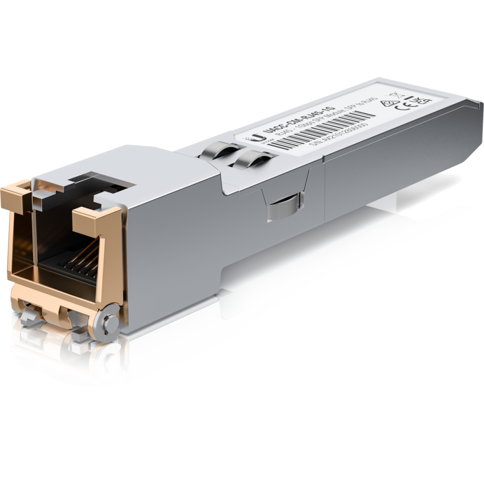 Ubiquiti SFP to RJ45 Adapter – Adaptateur SFP vers RJ45 UACC-CM-RJ45-1G