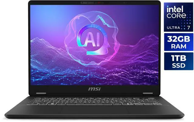 MSI PRESTIGE 14 AI+ Evo C2VMG-037MA Intel Ultra 7 258V/32GB DDR5/1TB SSD/14” 120Hz 2.8K/Win11