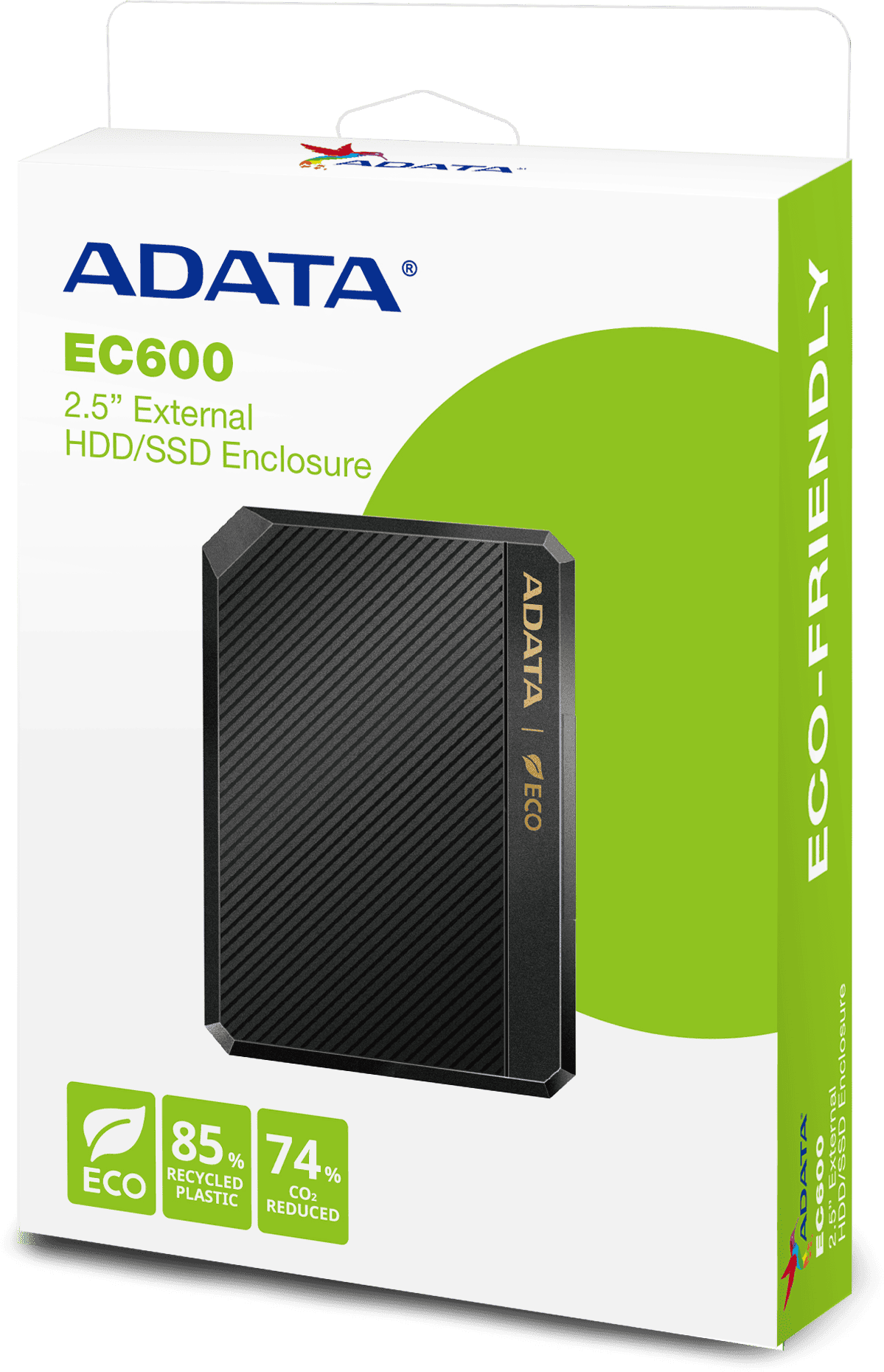 Boitier disque dur externe Adata EC600 HDD / SSD USB 3.2 (EC600-BCBK) – Image 8