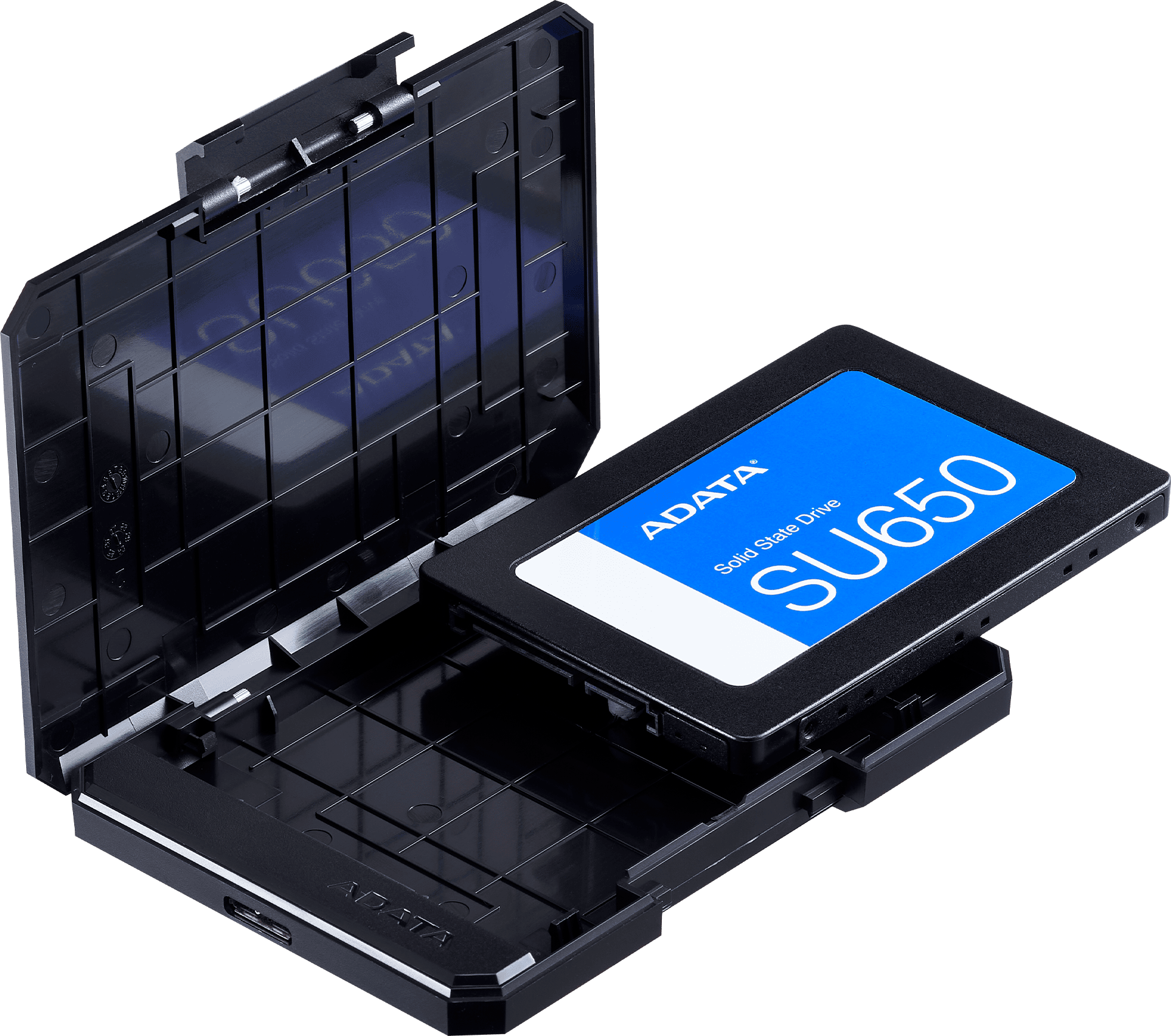 Boitier disque dur externe Adata EC600 HDD / SSD USB 3.2 (EC600-BCBK) – Image 2