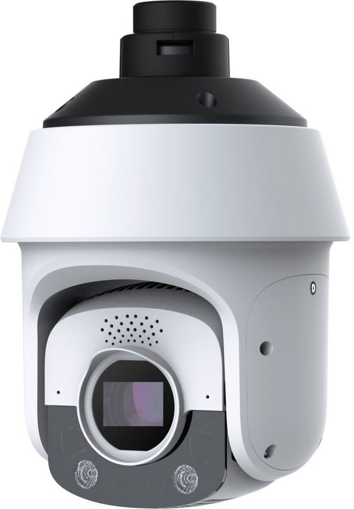 Caméra Holowits dôme AI PTZ avec interphone 1T 5MP IR/White-Light (HWT-D6550-10-Z33-SV)