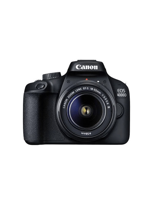 CANON EOS 4000D NOIR + OBJECTIF EF-S 18-55 MM F/3.5-5.6 III