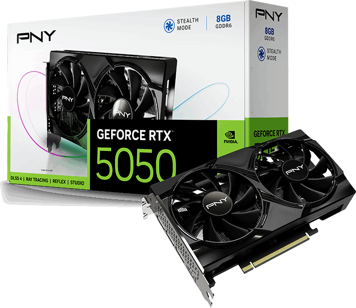 Carte Graphique à double ventilateur PNY GeForce RTX 5050 NVIDIA 8GB PCIE 5.0 (VCG50508DFXPB1) – Image 10