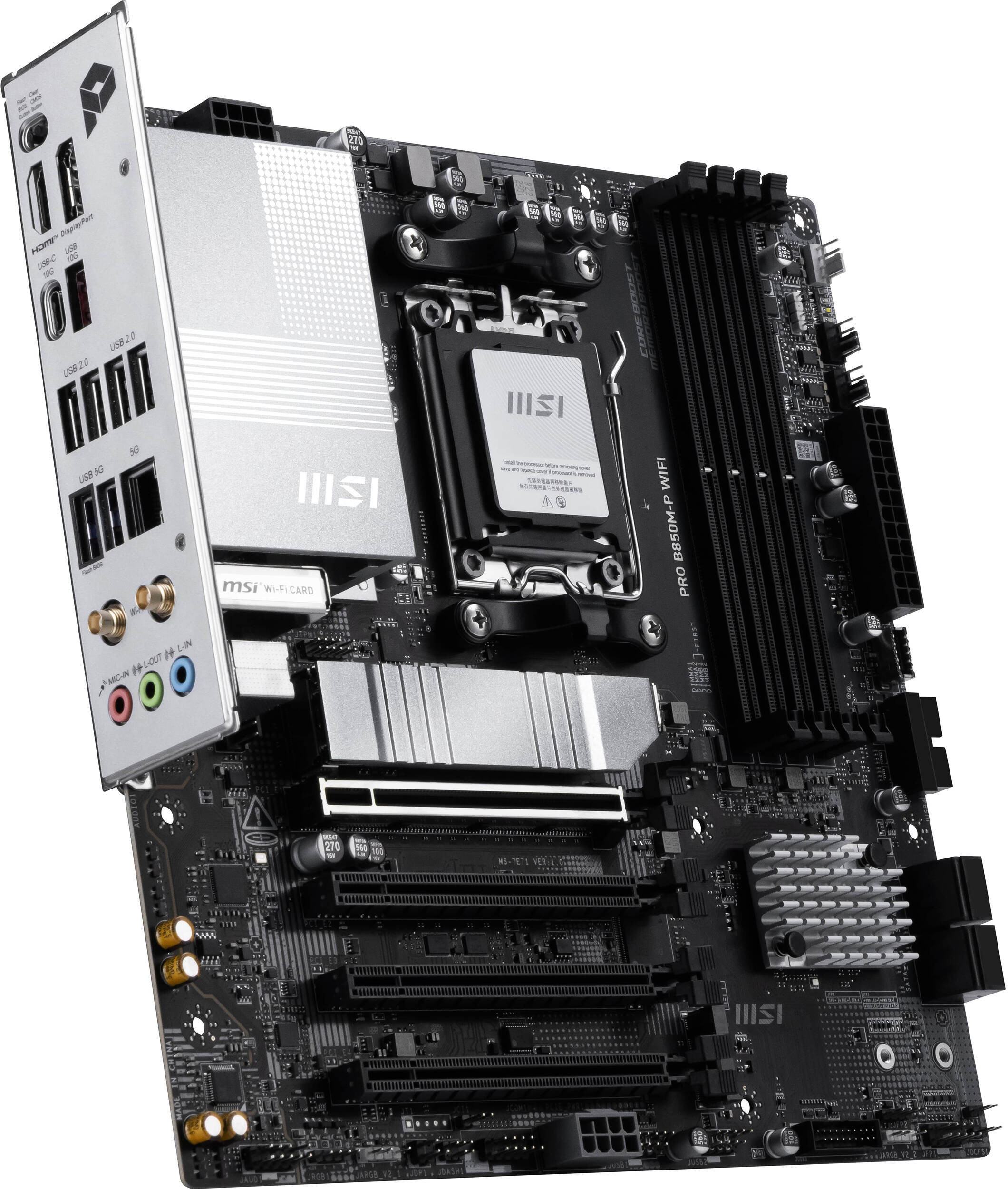 Carte Mère MSI PRO B850M-P WIFI (911-7E71-001) – Image 3