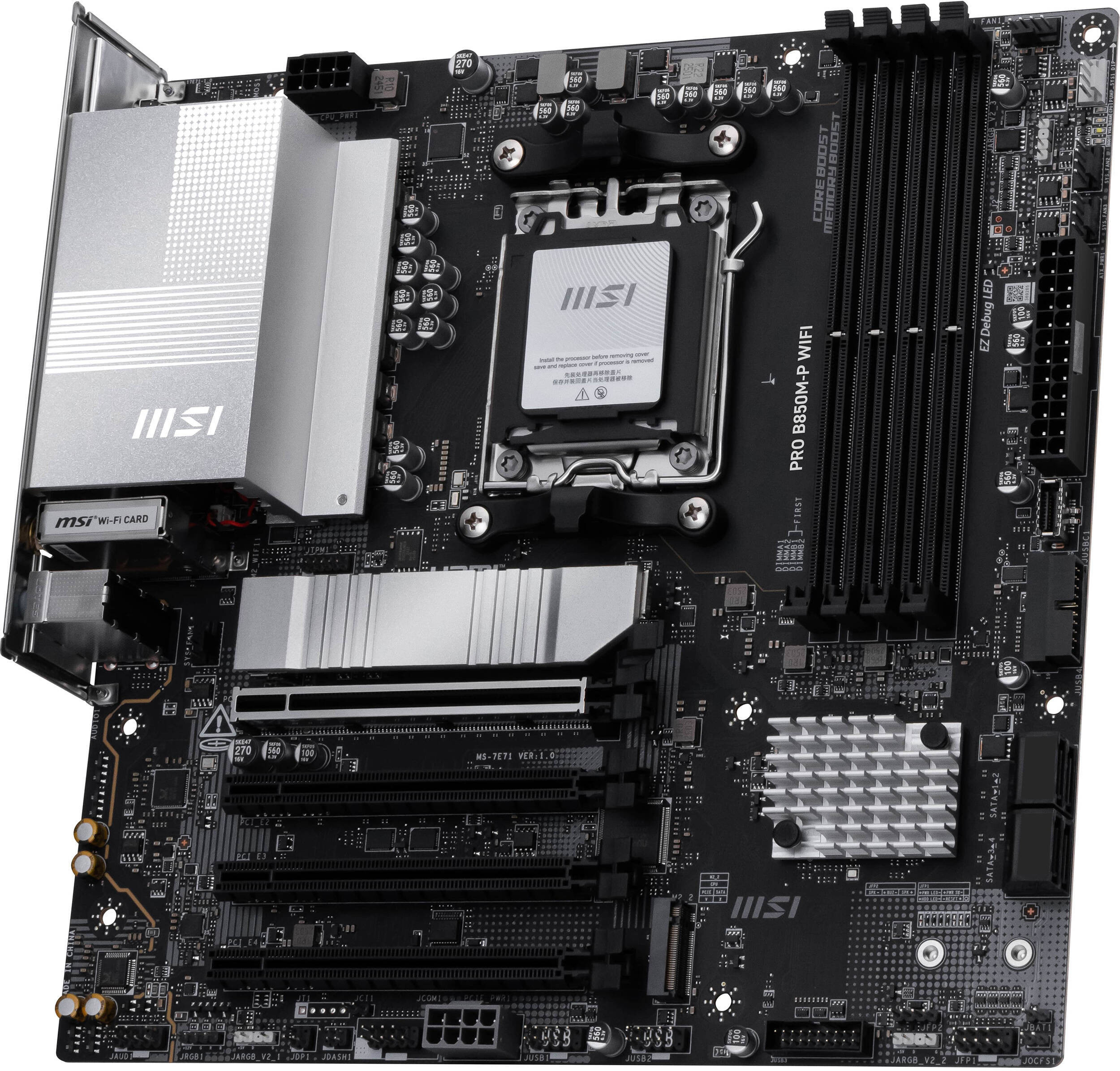Carte Mère MSI PRO B850M-P WIFI (911-7E71-001) – Image 4