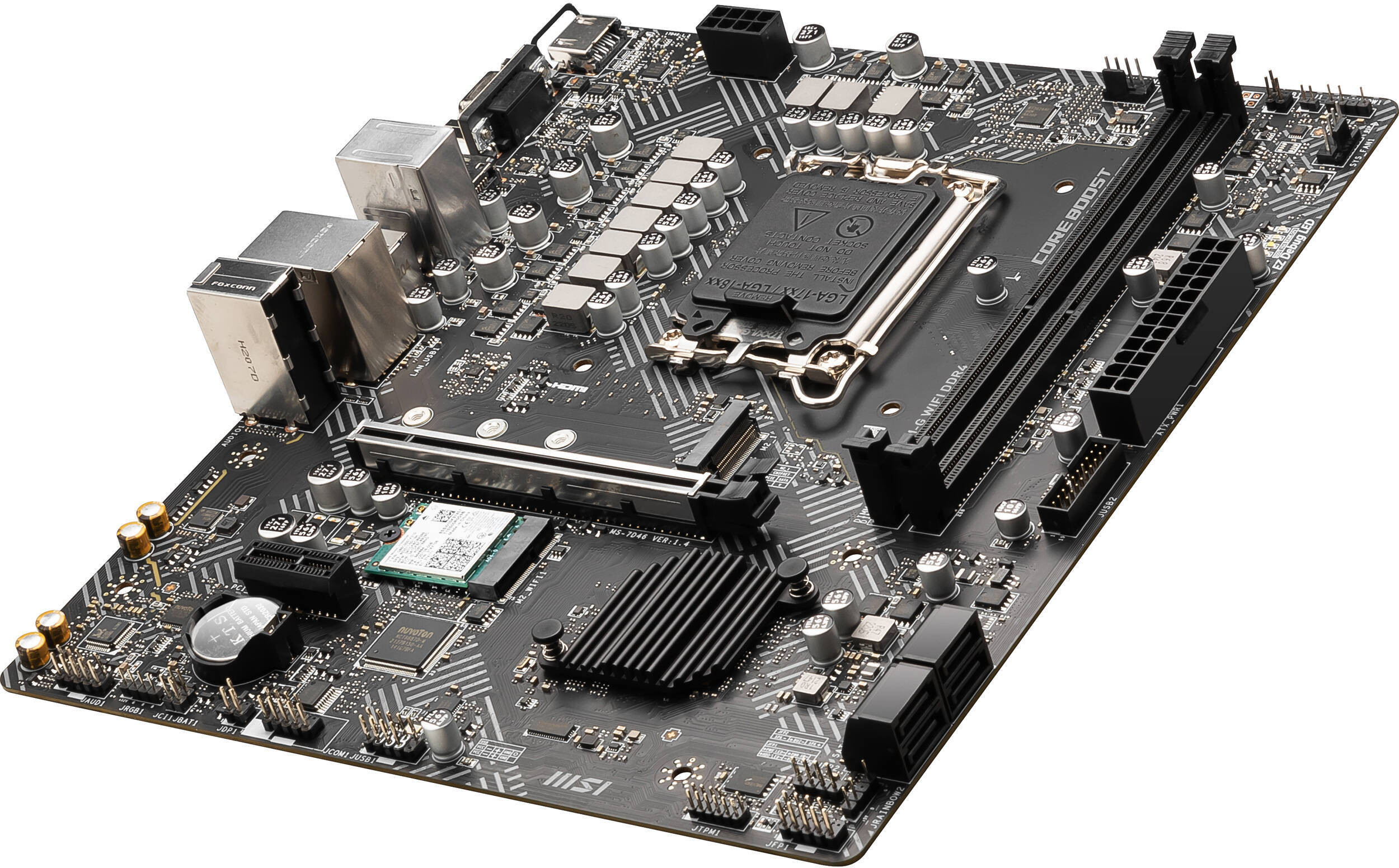 Carte Mère MSI PRO H610M-G WIFI DDR4 (911-7D46-222) – Image 5