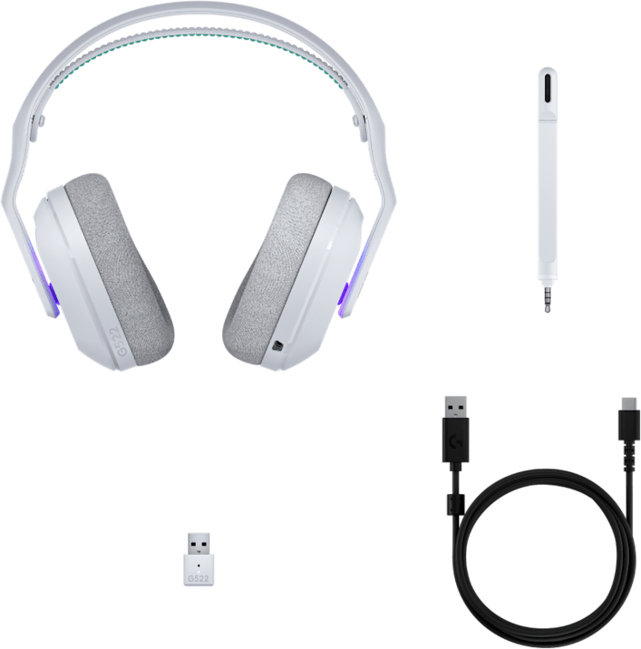 Casque gaming Bluetooth Logitech G522 LIGHTSPEED avec LIGHTSYNC RGB (981-001550) – Image 5