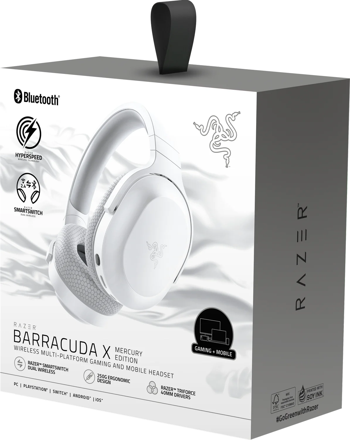 Casque gaming Bluetooth Razer Barracuda X Mercury - ANC (RZ04-04430200-R3M1) – Image 6