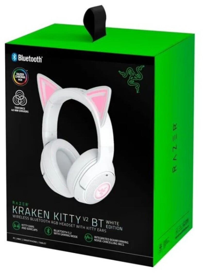 Casque gaming Bluetooth Razer Kraken Kitty V2 Blanc (RZ04-04860600-R3M1) – Image 7