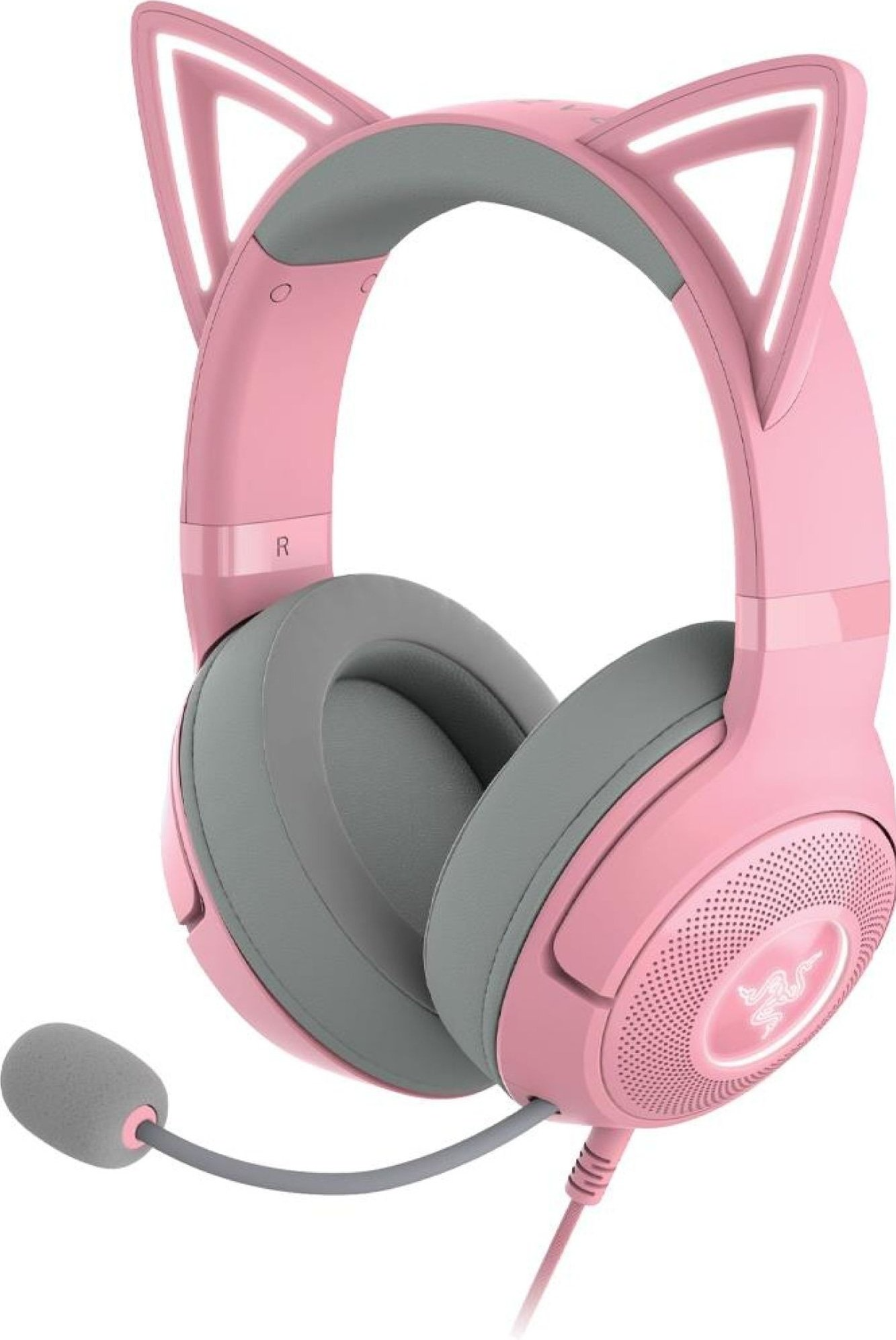 Casque gaming Razer Kraken Kitty V2 Quartz (RZ04-04730200-R3M1) – Image 2