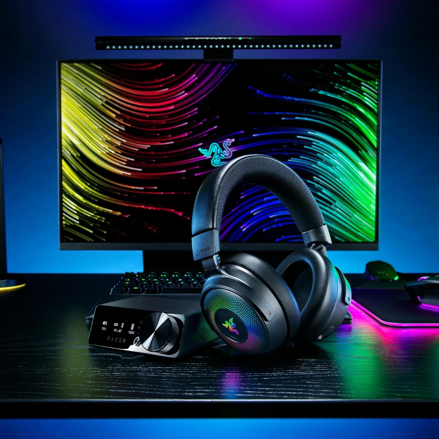 Casque gaming Bluetooth Razer Kraken V4 Pro vec hub de contrôle (RZ04-05160100-R3M1) – Image 4