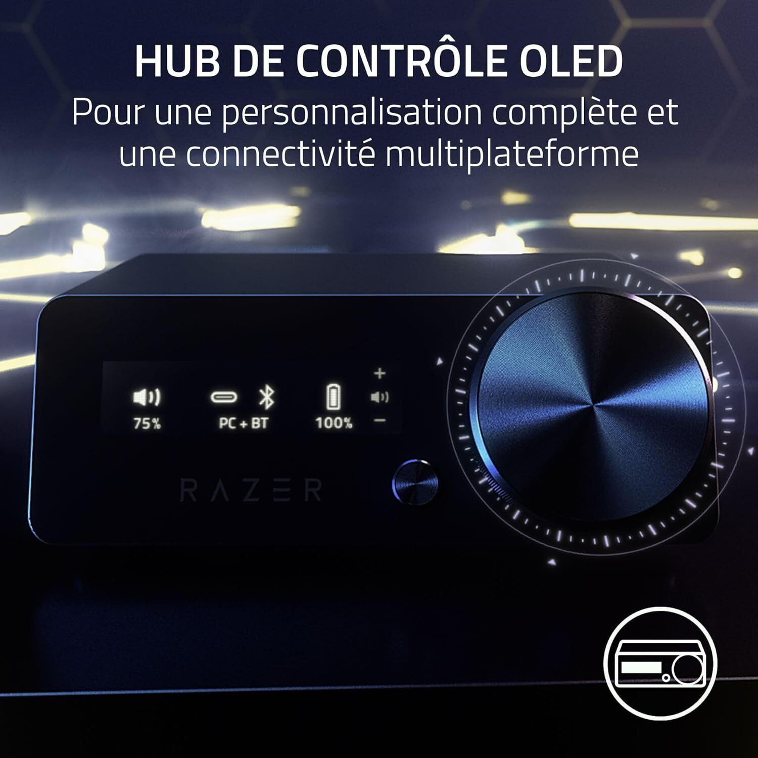 Casque gaming Bluetooth Razer Kraken V4 Pro vec hub de contrôle (RZ04-05160100-R3M1) – Image 8