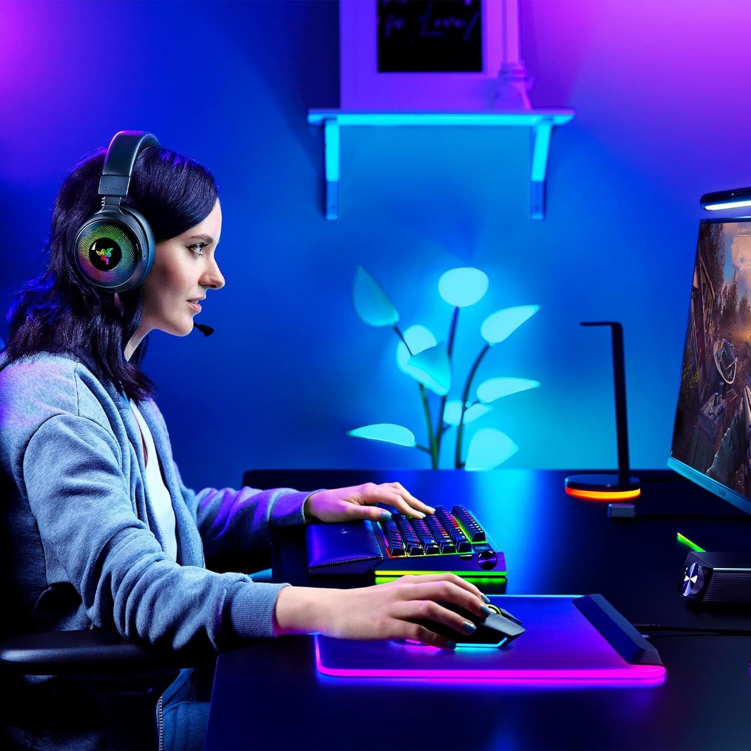 Casque gaming Bluetooth Razer Kraken V4 Pro vec hub de contrôle (RZ04-05160100-R3M1) – Image 10