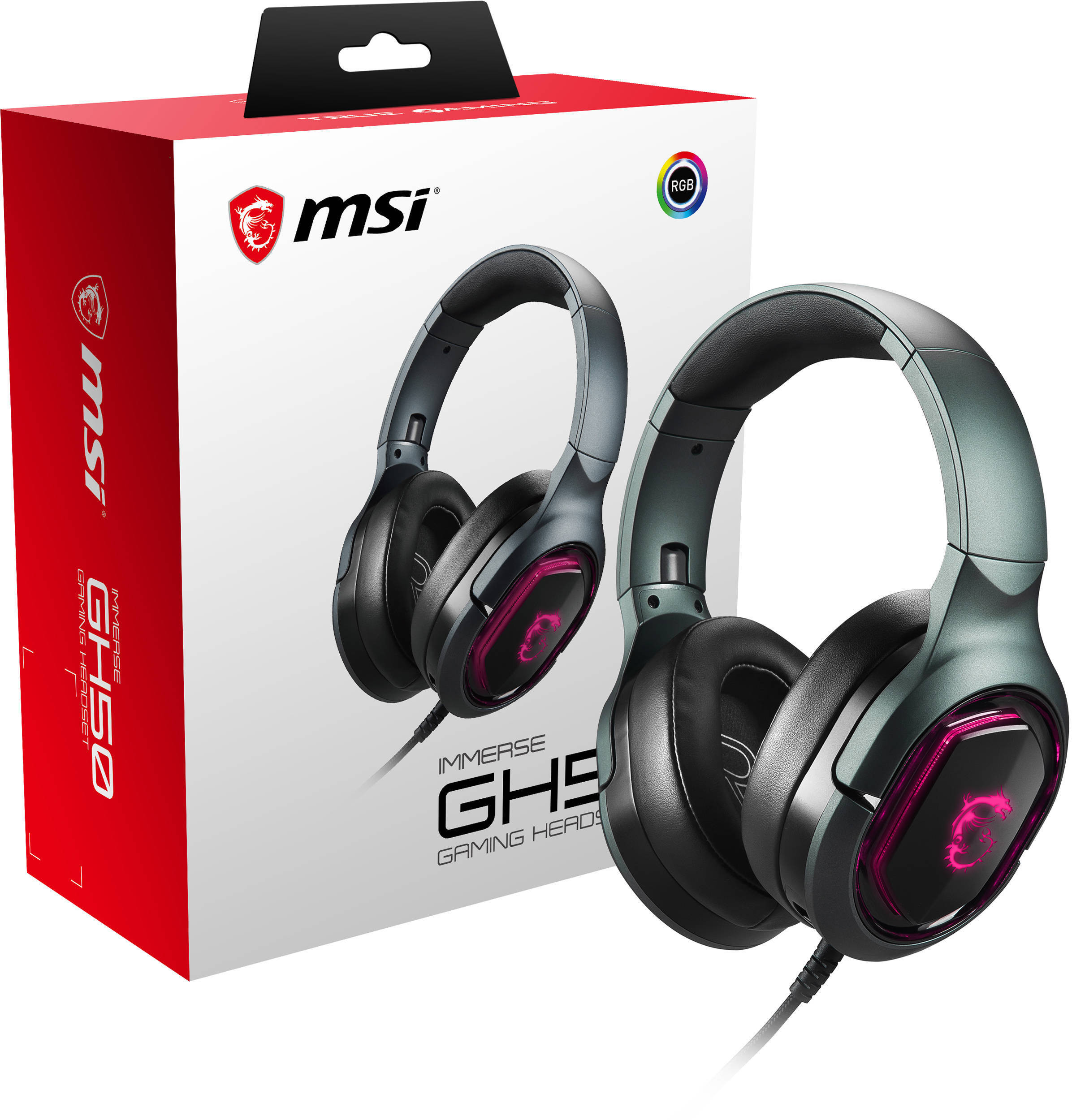 Casque gaming MSI Immerse GH50 - USB (S37-0400110-SV1) – Image 11