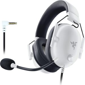 Casque gaming Razer Casque Blackshark V2 X Blanc - Jack 3.5 mm (RZ04-03240700-R3M1)