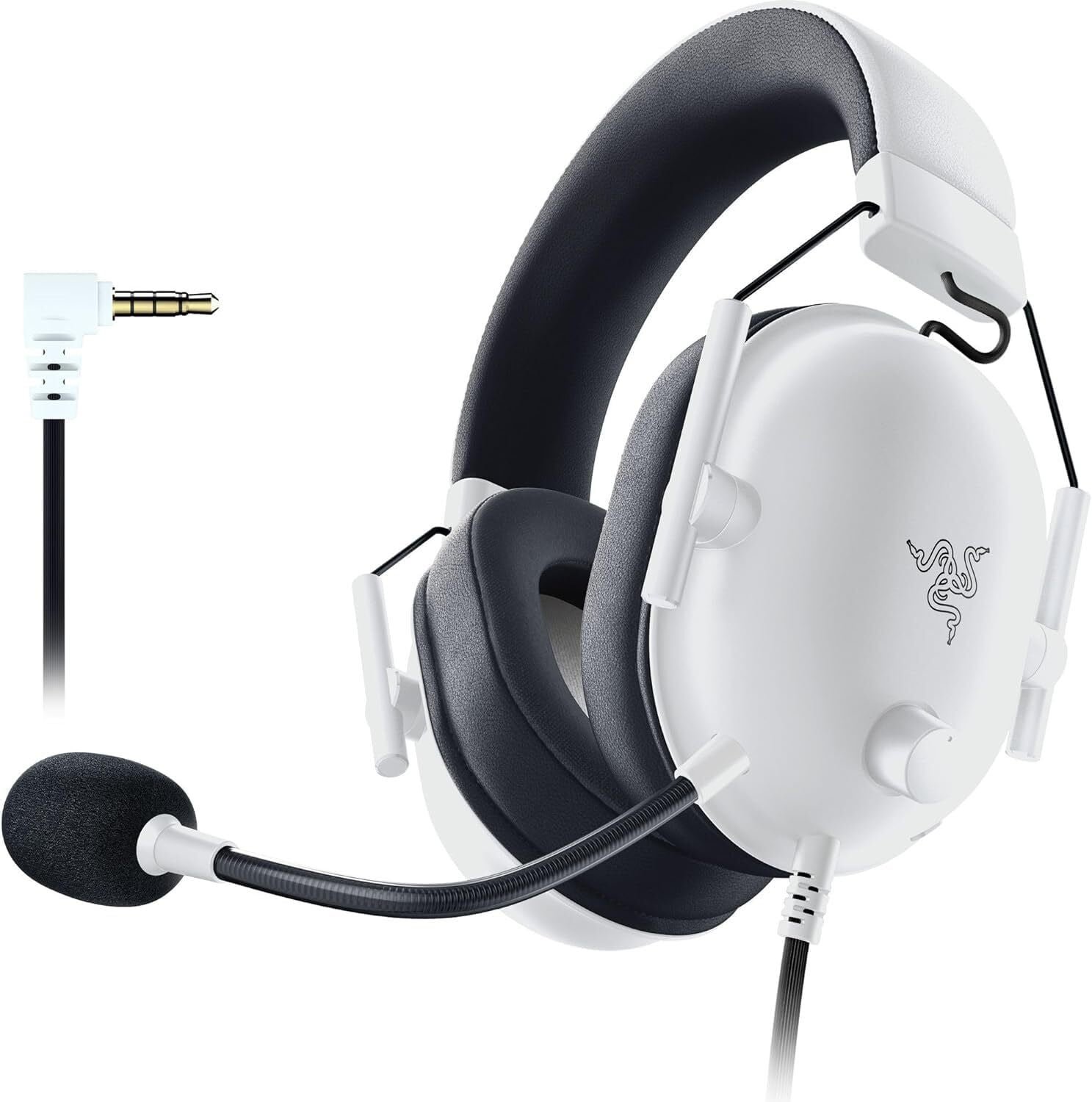 Casque gaming Razer Casque Blackshark V2 X Blanc - Jack 3.5 mm (RZ04-03240700-R3M1)