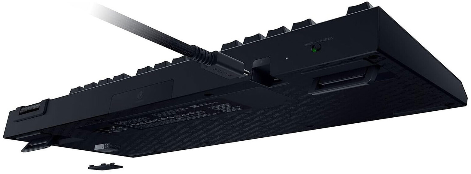 Clavier Sans fil Razer BlackWidow V4 Tenkeyless HyperSpeed - Français (AZERTY) (RZ03-05480500-R3F1) – Image 4