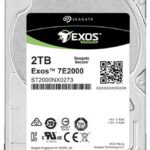 Disque dur interne 3.5" Seagate Exos 7E2000 2 To pour NAS (ST2000NX0273)
