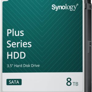 Disque dur interne Synology HAT3320 SATA 3,5" Série Plus HDD 8 To pour NAS (HAT3320-8T)