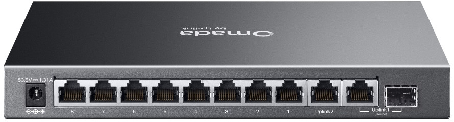 Easy switch administrable TP Link ES210GP Omada 10 ports Gigabit avec 8 ports PoE+