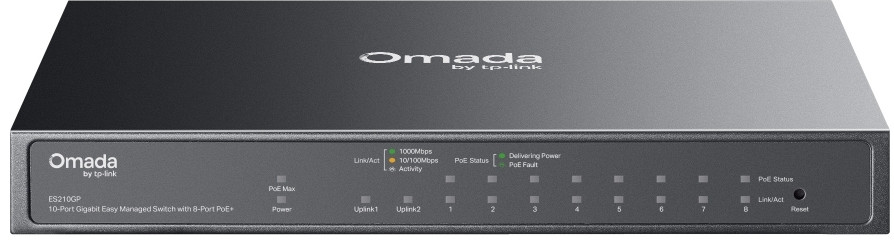 Easy switch administrable TP Link ES210GP Omada 10 ports Gigabit avec 8 ports PoE+ – Image 2
