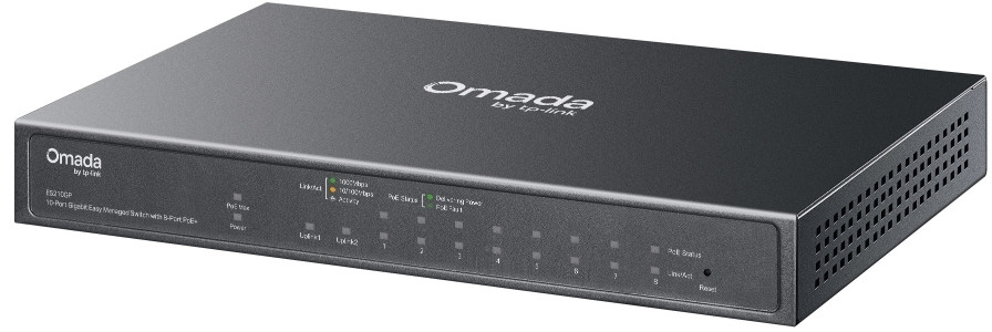 Easy switch administrable TP Link ES210GP Omada 10 ports Gigabit avec 8 ports PoE+ – Image 4