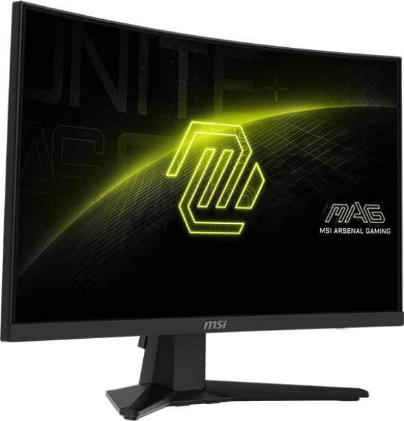 Écran incurvé Gaming 24" Full HD MSI MAG 244C (9S6-3BB31H-029) – Image 2