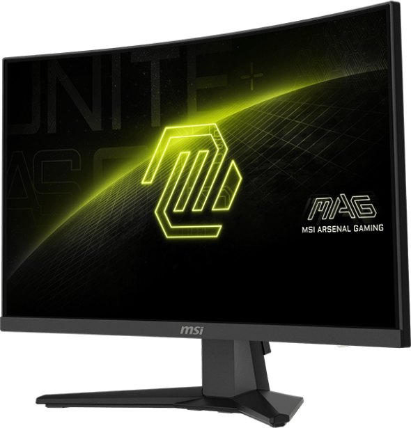 Écran incurvé Gaming 24" Full HD MSI MAG 244C (9S6-3BB31H-029) – Image 3